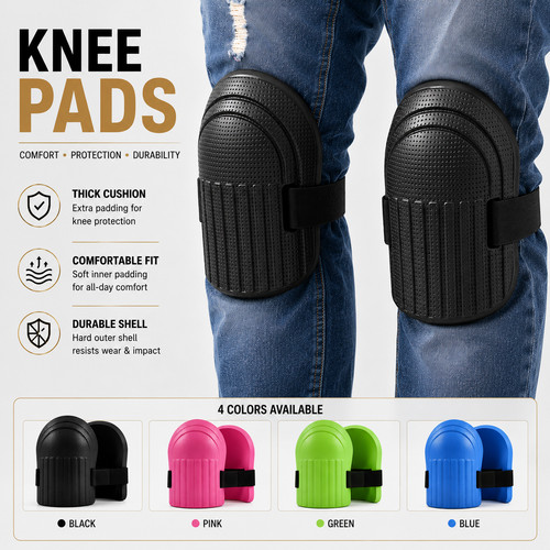 Pair soft foam knee pads - pads, for