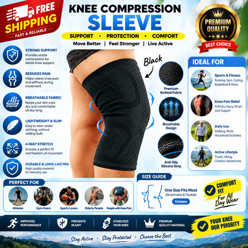 Knee support compression - knee,