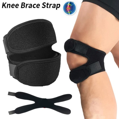 Knee strap dual action - action, open